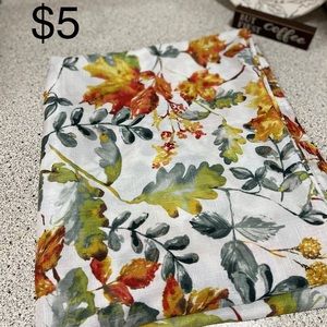 Fall leaves tablecloth. 102”x58”